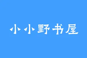 小小野书屋