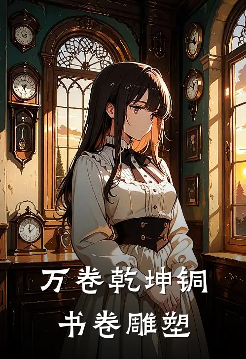 万卷乾坤铜书卷雕塑