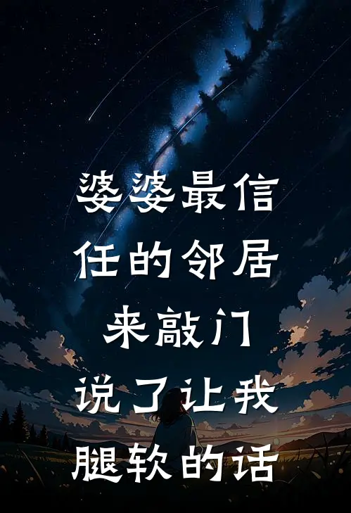 婆婆最信任的邻居来敲门，说了让我腿软的话(敏敏钱浩宇)完结版小说全文免费阅读_最新小说婆婆最信任的邻居来敲门，说了让我腿软的话(敏敏钱浩宇)