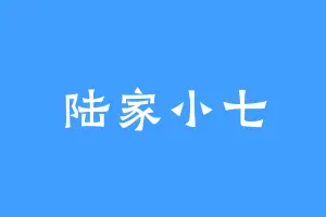 陆家小七
