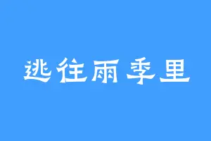 逃往雨季里