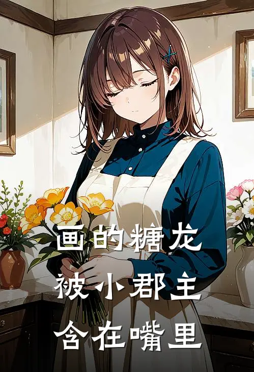 画的糖龙被小郡主含在嘴里