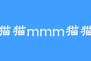 猫猫mmm猫猫