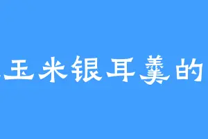 爱吃玉米银耳羹的张顺