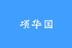 项华国