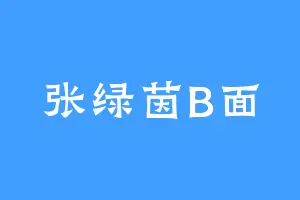 张绿茵B面